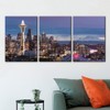 Pacimo 3 Pieces Cityscape Canvas Wall Art - Seattle Washington