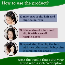 Roczential 8Pack Sparkling Crystal,for Women, Crystal Stone Braided Hair Clips, Stone Braided Hair Clips(8pcs-B+C)