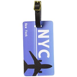 Graphics & More New York Ny (Nyc) Airport Code Luggage Suitcase Id Tags, White