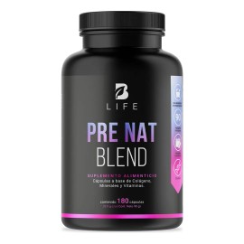 Multivitamínico Prenatal 180 Cápsulas Vitaminas Mujer B Life Sabor Sin sabor