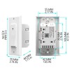 Smart Light Switch with Bluetooth Remote, Single Pole One-Way WiFi