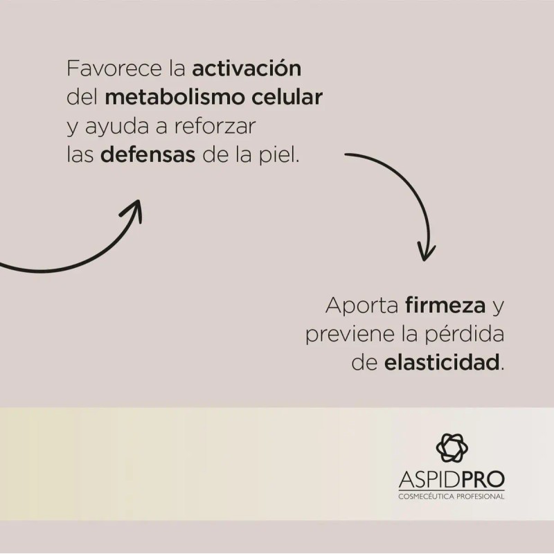 Crema Líquida Humectante AspidPro Línea Shambala 120g Piel Mixta Rostro