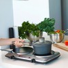 OVENTE Countertop Infrared Double Burner, 1500W Electric Hot Plate and