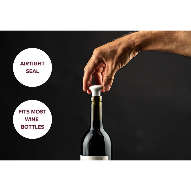 Wine Bottle Stoppers Silicone, 4-pack