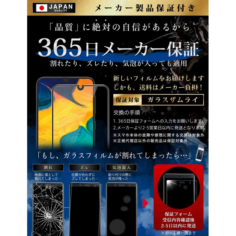 ガラスザムライ Galaxy A51 5G 用 ガラスフィルム SCG07 用 SC-54A 用