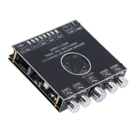 XY-S220H HiFi Bluetooth Amplifier Board, 160W*2+220W 2.1 Channel, with Treble and Bass Adjustment, 12‑38V, for DIY Speakers