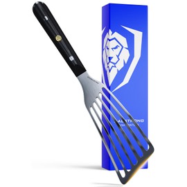 Dalstrong Professional Kitchen Fish Spatula - 7.5 inch - Slotted - High-Carbon, Heat-Resistant Spatula Stainless Steel - Flexible - Wide - Turner - Nonstick Cookware - G10 Handle