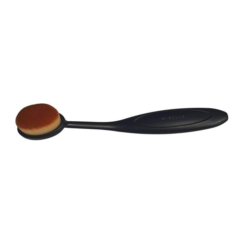 Mibella Professional Highlighter Brush, Ergonomic Handle, Black, Makeup, Face, Cosmetics,