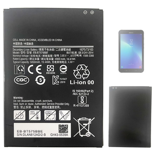 Aousavo Aousavo EB-BT575BBE ersatz akku Kompatibel mit Galaxy Tab Active