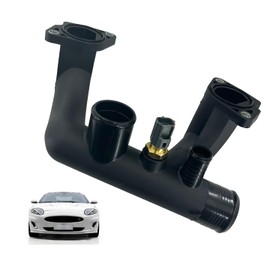 S SONLEE Thermostat Cover Outlet Pipe with Sensor for Jaguar XK8 All 1997-2003, XJ8 All 1997-2003, Vanden Plas Base Sedan 4-Door 1997-2003 ‎96JV8A504BD AJ85885 LNA1600AA