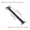 GINTOOYUN PCIe 4X Extension Cable, PCI-Express 3.0 Male to Female