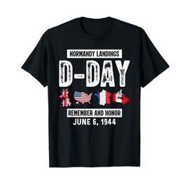 D-Day 81st Anniversary Remembrance 1944-2025 Veteran Day T-Shirt