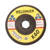 WELDINGER Serrated Disc 125 x 22.23 K60 Abrasive Mop Discs