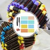 Hair Roller, Flexible Curling Rod Set with Comb, 8 Different