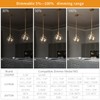 Modern Crystal Pendant Light in Gold Brushed Brass Finish Mini