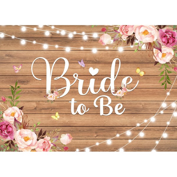 Alltten 6x4ft Bride to Be Backdrop Bridal Shower Backdrop Wedding