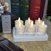 Luminara Flickering Rechargeable Tea Light Flameless Led Candles for Birthday