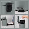 kela Cosmetic bin Polino of Metal 3L in Bright Grey,