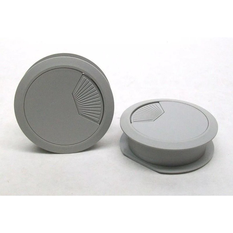 Unbranded/Generic (2) 2 5/8" 66MM WIRE MANAGEMENT CABLE GROMMET 3