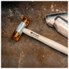 Dönges Non-rebound Soft Hammer with Painted Ash Handle, Diameter 22
