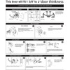 Commercial Bathroom Door Handle, Privacy Indicator Door Lock, Occupied Bathroom