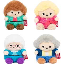 BumBumz 4.5-inch Golden Girls 4-Pack - Rose, Dorothy, Blanche, and Sophia - from the Makers of Original Squishmallows - Ages 3+