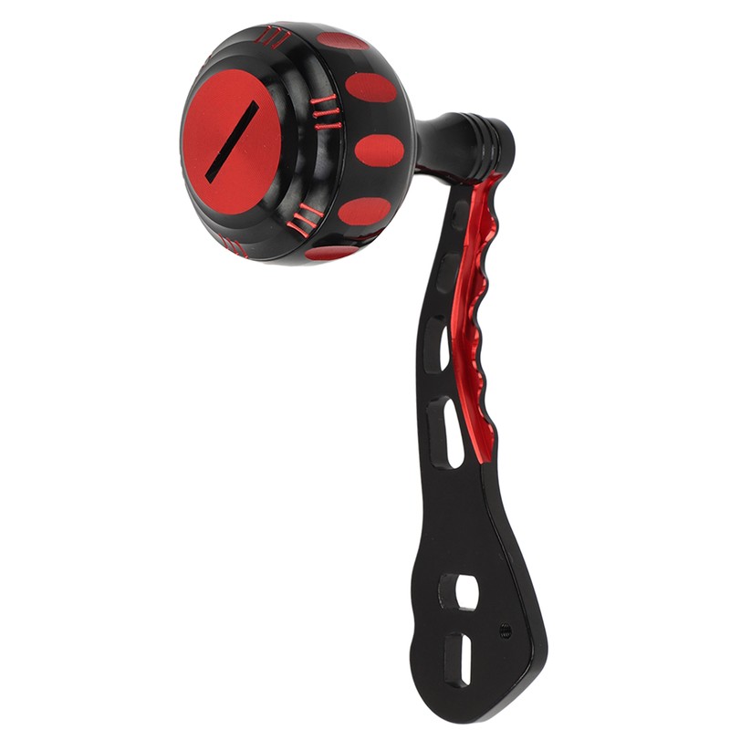 Fishing Reel Handle Aluminum Alloy Prevent Slip Ergonomic Replacement Baitcasting