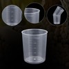 3pcs Rice Measuring Cups for Cooker, 100ml Transparent Plastic Laundry