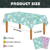 CAKKA Plastic Tablecloth 54x108 Inch, 2Pack Disposable Rectangle Table Cloth/Cover