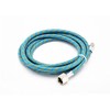 ABEST 6FT 1.8meter Braided Airbrush Air Hose 1/8-1/4 Adaptor Fitting