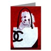Assorted Couture Doggie Handbag Notecard Set