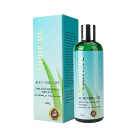 100% Pure Organic & Natural Aloe Vera Gel from Freshly Cut Aloe Best for Acne, Psoriasis & Body Care, Face Care, No Sticky Residue for All Skin Types - 300 gm