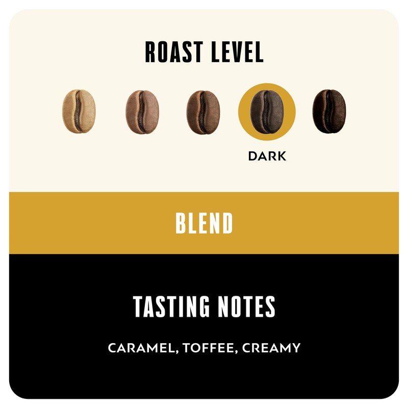 BLK & Bold Ground Coffee, Smoove Operator Dark Roast, 100%