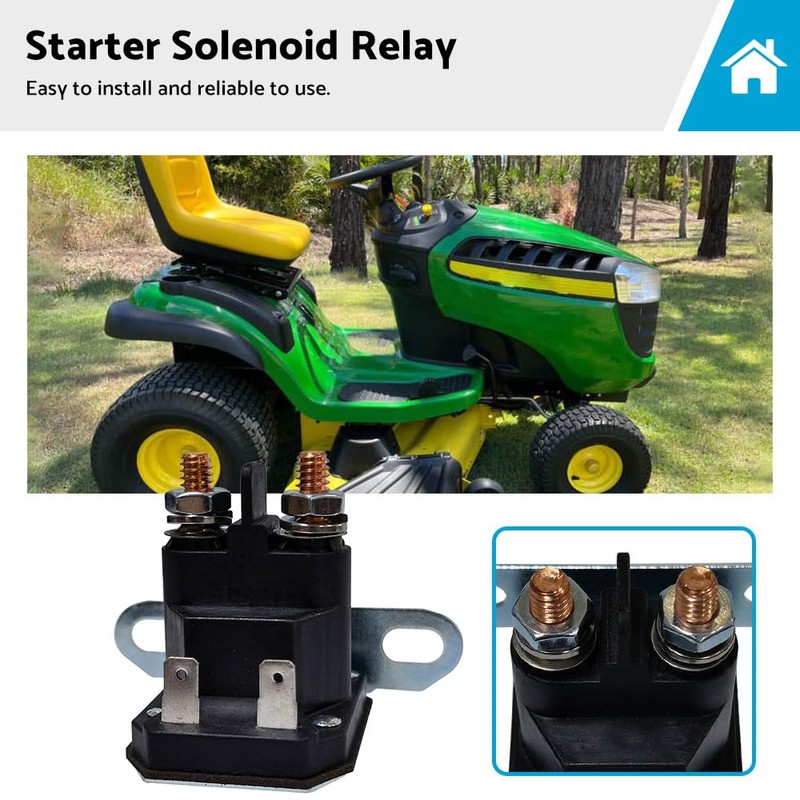 MAX COOL Mower Starter Solenoid Relay Suitable for John Deere
