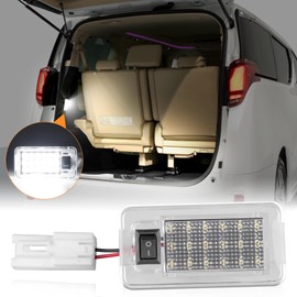 POPMOTORZ Alphard 30 Series Late Model LED Luggage Lamp, Vellfire LED Room Lamp, Luggage Interior Parts, Genuine Replacement, White, Luggage Lamp for Toyota Cars
