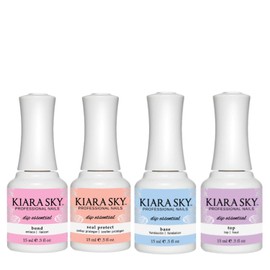 KIARA SKY Dip Manicure Nail Liquid Essentials | 0.5 fl oz | Dip Liquids Kit Steps 1-4