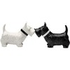 Kissing Scottish Terrier Scottie Dogs Salt & Pepper Shaker Set
