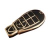 WKEDQAF for Dodge Key Fob Cover with Keychain TPU Key