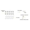 Vmaisi Adhesive Magnetic Locks for Cabinets & Drawers (10 Locks