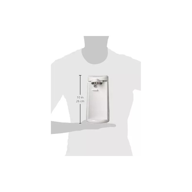Spectrum BLACK+DECKER EasyCut Extra-Tall Can Opener, White, EC500W