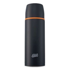 Esbit stainless steel vacuum flask for travel, outdoors, fishing, tea & coffee, BPA-free, 1 litre & other sizes, black, silver & other colours, black