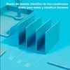 Bookends Simple Style Wide Mouth Design Blue Color Plastic Material