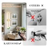 KARTOOSH Removable Battery Operated Wall Sconces with Remote Control 350°Rotate