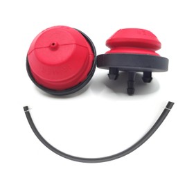 BOAISDHY 2 Pack 951-10639A 570682 Primer Bulb with Fuel Line for MTD Craftsman Troy-Bilt Ryobi Bolens Lawn-Boy Yard Machines 751-10639 751-10639B 951-10639 570682A Snow Blower Thrower
