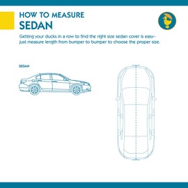 Duck Covers Weather Defender Car Cover, Fits Sedans up to 14 ft. 2 in. L