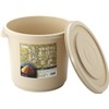 Squirrel Miso Container, Beige, Diameter 12.2 x Height 10.9 inches