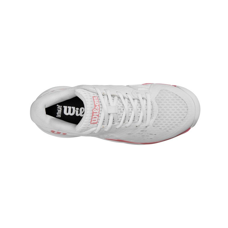 Wilson Unisex Children's Rush Pro Ace Jr Trainers, White Mauveglow