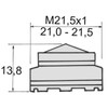 Cache Honeycomb JR M21.5 x 1 Aerator Mixing Nozzle Aerator