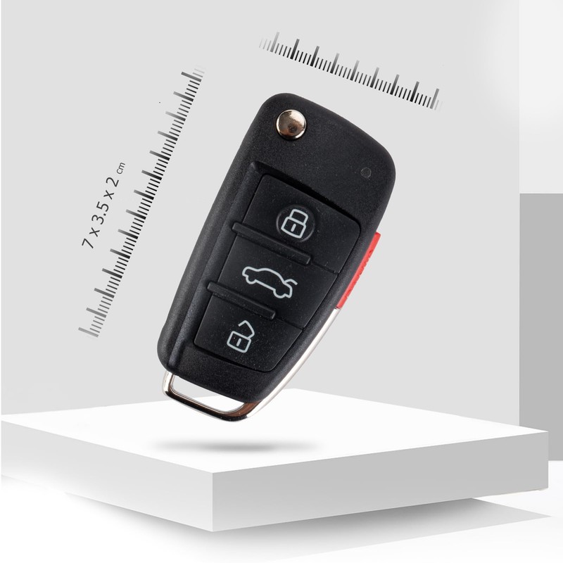 USAKeys Car Key Replacement for AUD- A1 TT R8 Q3