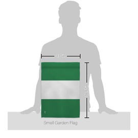 Americana Home & Garden Nigeria Garden Flag Regional Nation International World Country Particular Area House Decoration Banner Small Yard Gift Double-Sided, Made in USA